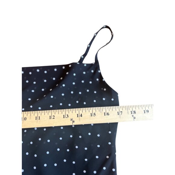 Jessica Simpson Black & White Polka Dot Mini Dress With Ruffle Detail Medium - Picture 11 of 16
